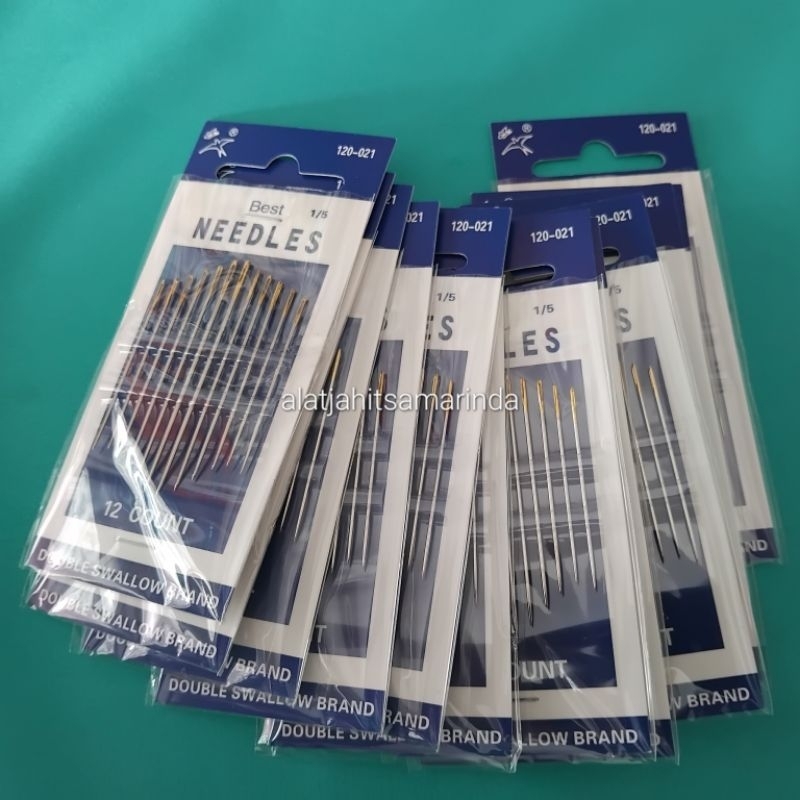 Jarum Tangan Emas Besar Asli