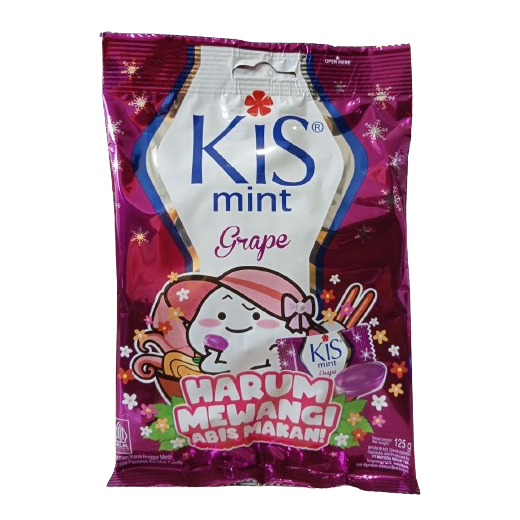 

Permen Kis Mint Grape 125gr