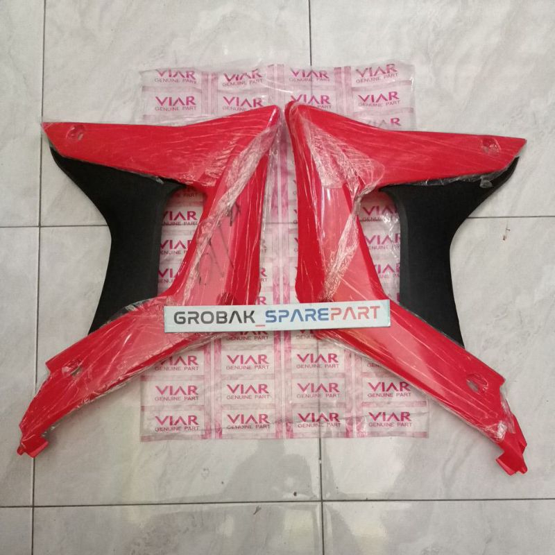 Cover Fuel Tank (non ECER; RH+LH) Tutup Samping Tangki SET Motor Trail Viar Cross X 250SF, Original