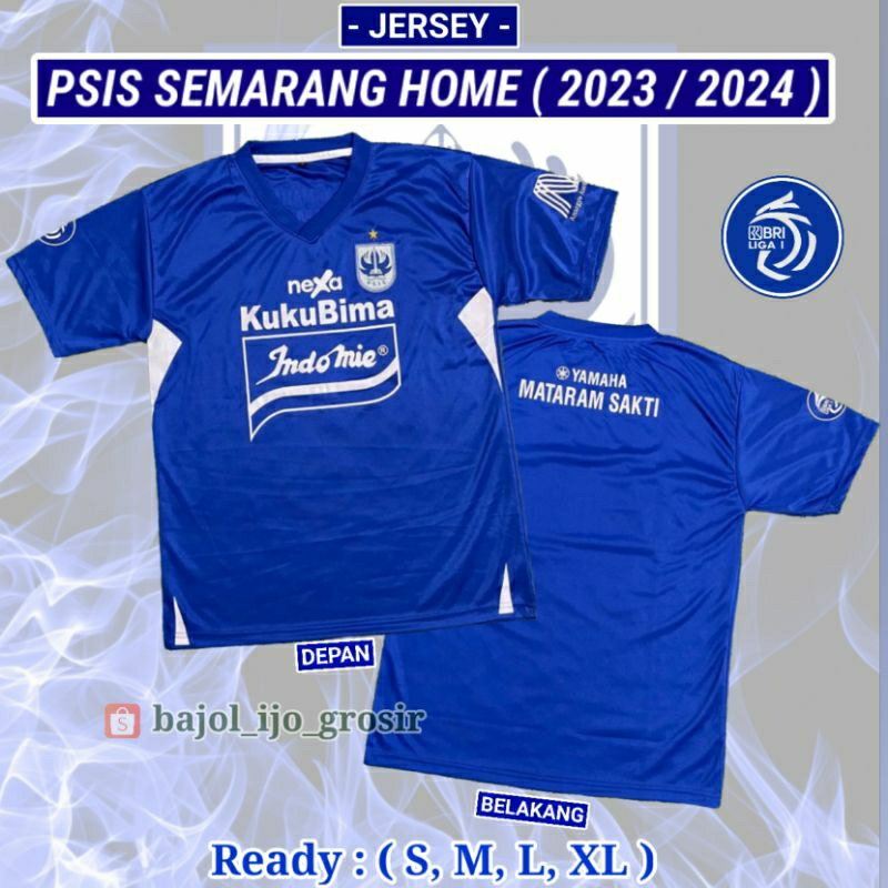 Jersey PSIS SEMARANG Home 2023 / 2024 BRI Liga 1 Biru Celana Terbaru Lokal