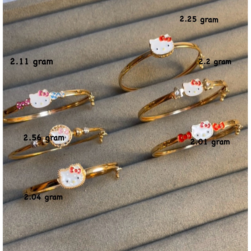 Gelang emas anak kadar 8k