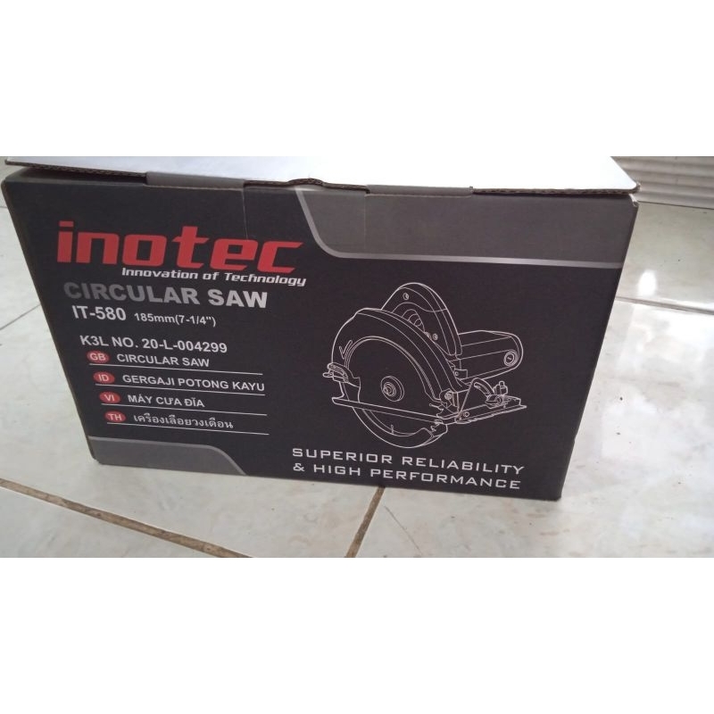 mesin circle circular Saw inotec it-580
