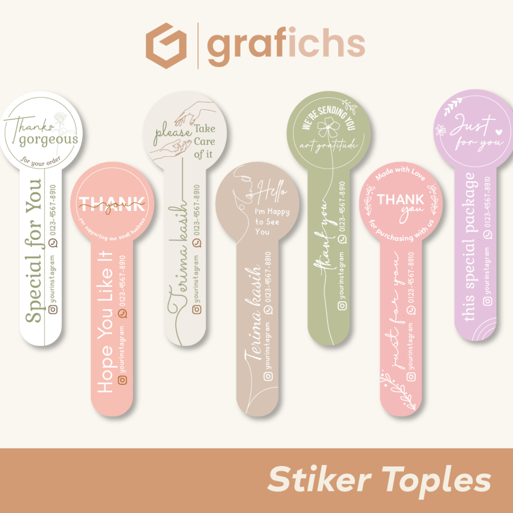 

Stiker Label Tutup Toples ST01 - ST08 by Grafichs