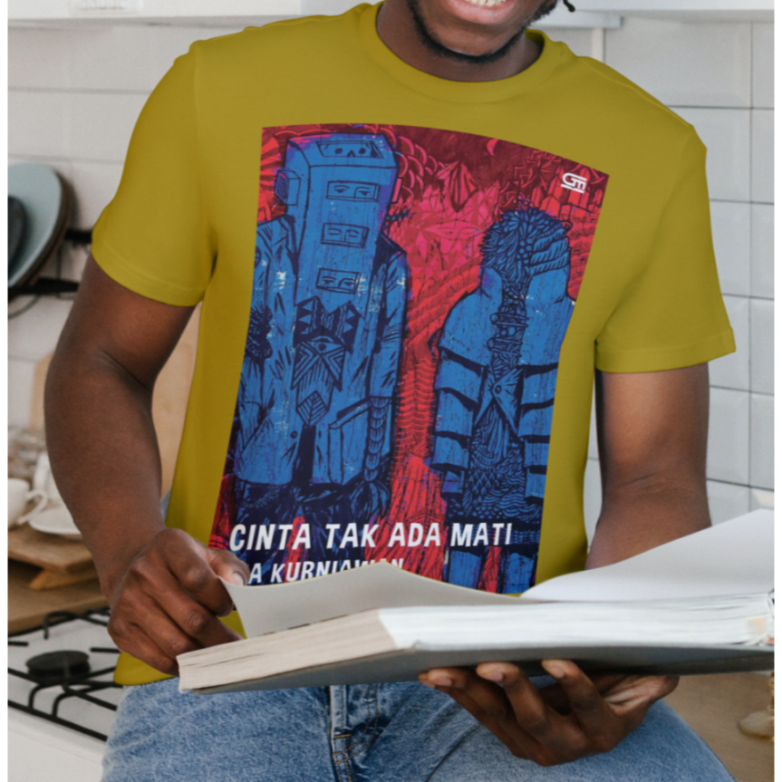 Kaos Buku Eka Kurniawan - Cinta Tak Ada Mati