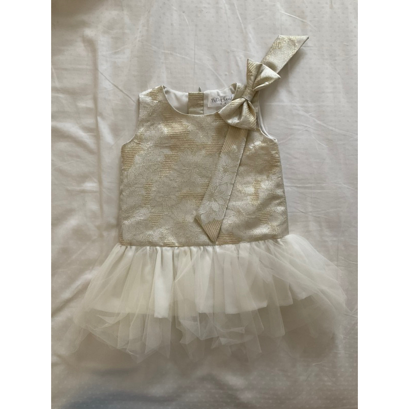 Preloved dress baju bayi anak perempuan kids petty coat original size 2-3 years