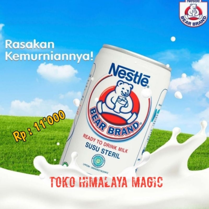 

Susu Steril Cap Beruang 189 ML