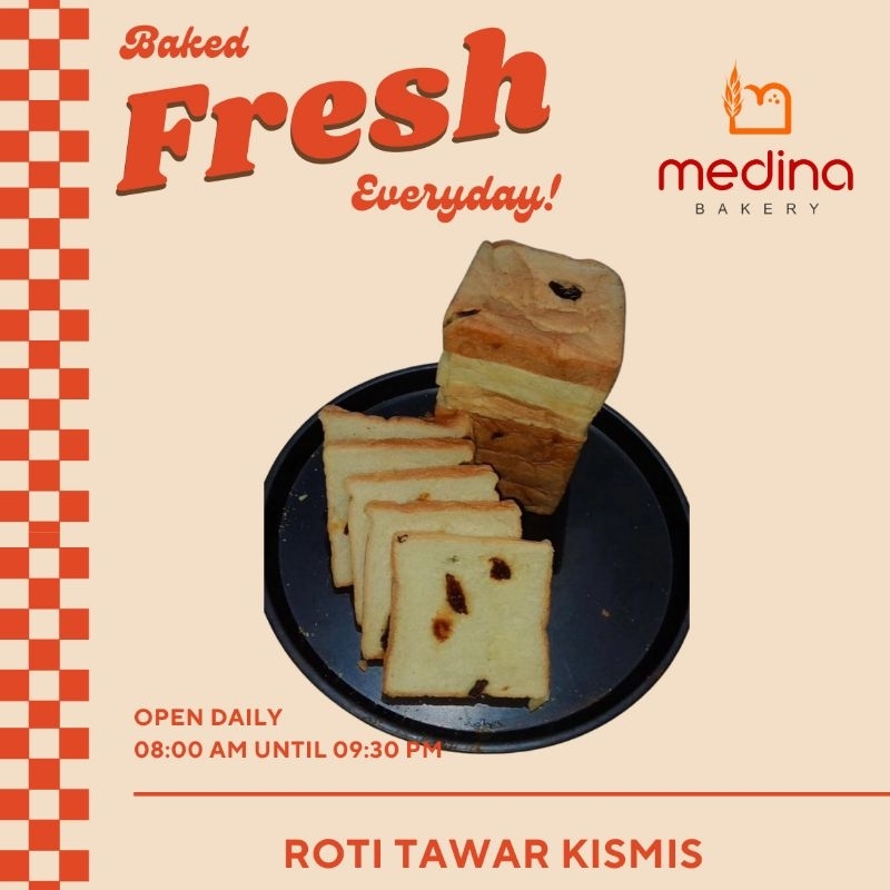 

Roti Tawar Kismis