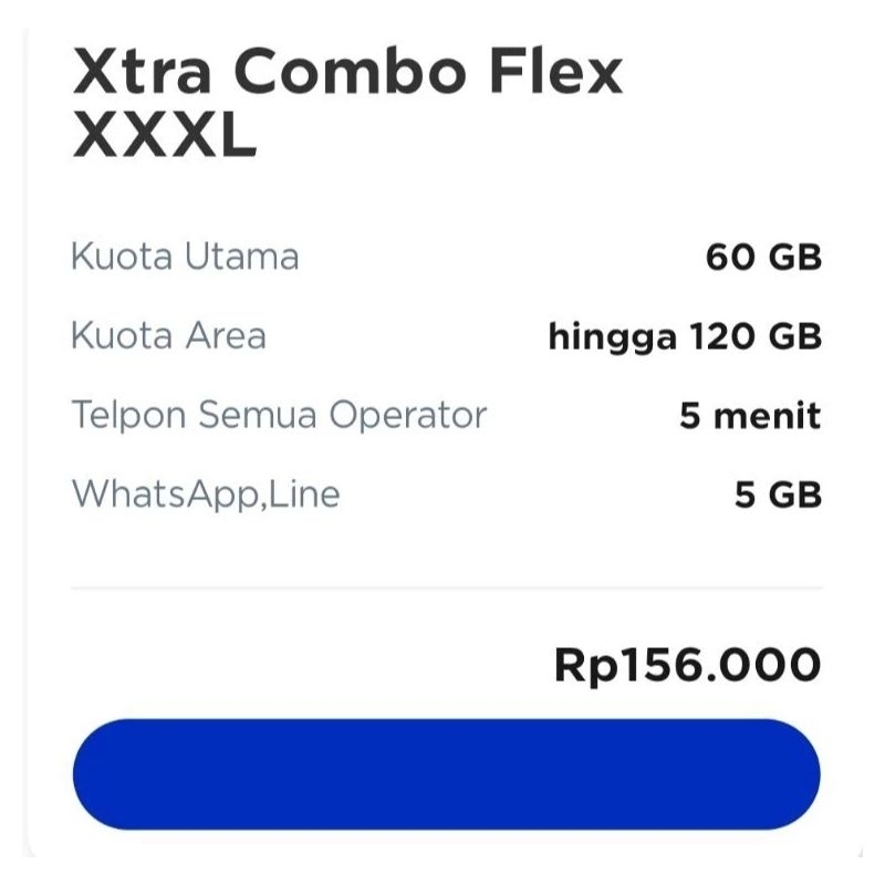 XTRA COMBO FLEX XXXL - KUOTA XL - PAKET DATA XL