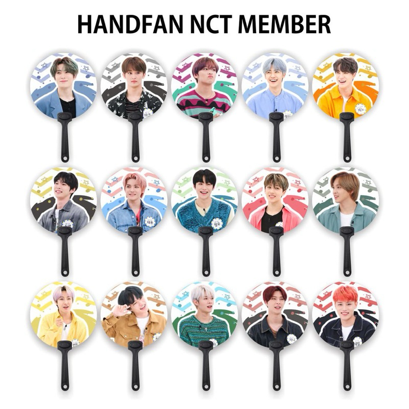 Kipas Tangan Handfan Kpop Nct 127 Nct Dream Random