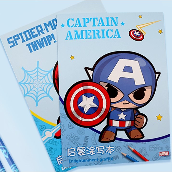 

Buku Mewarnai Spiderman Capt America Colouring Book