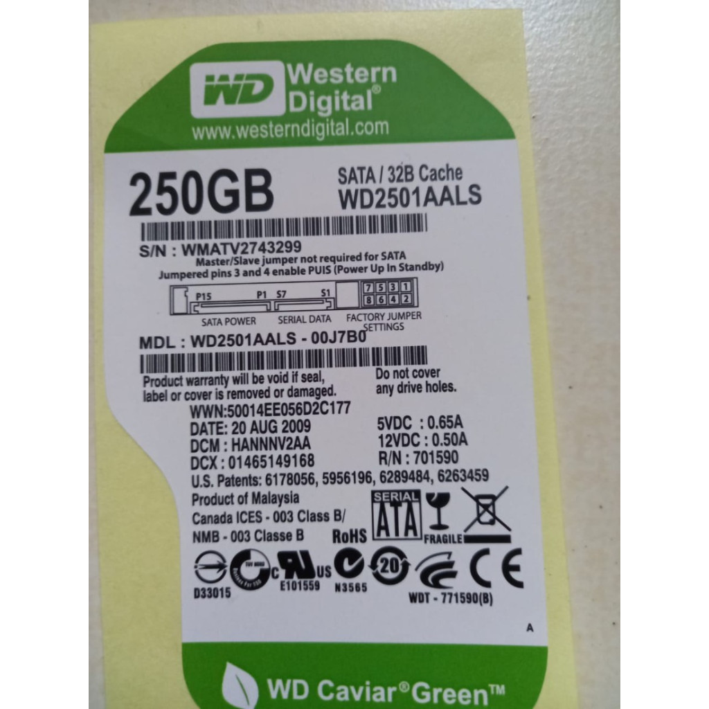 

Stiker kromo hardisk wd green