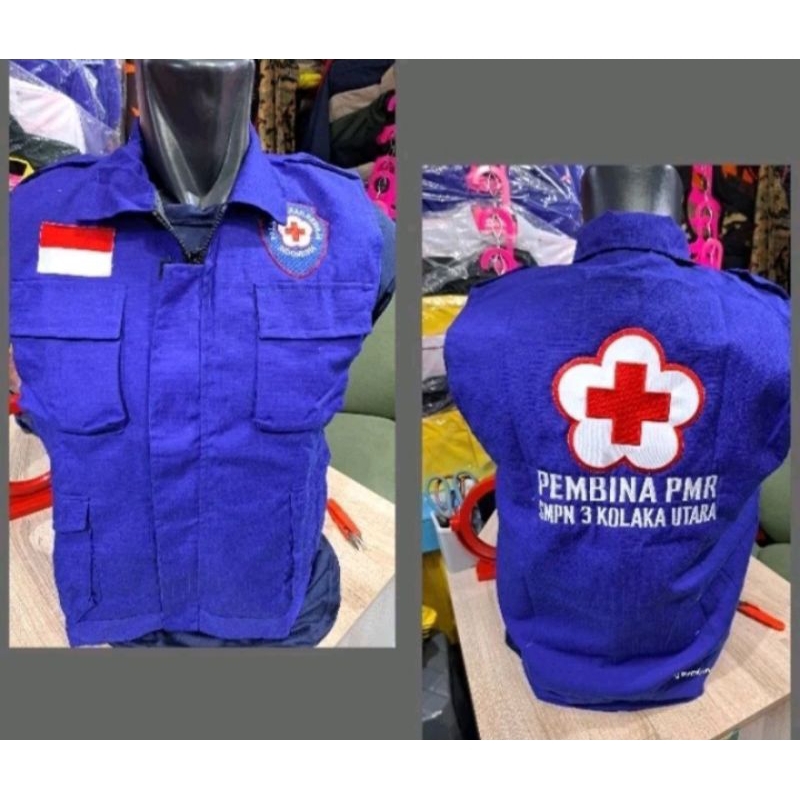 rompi biru pmr#rompi pembina pmr