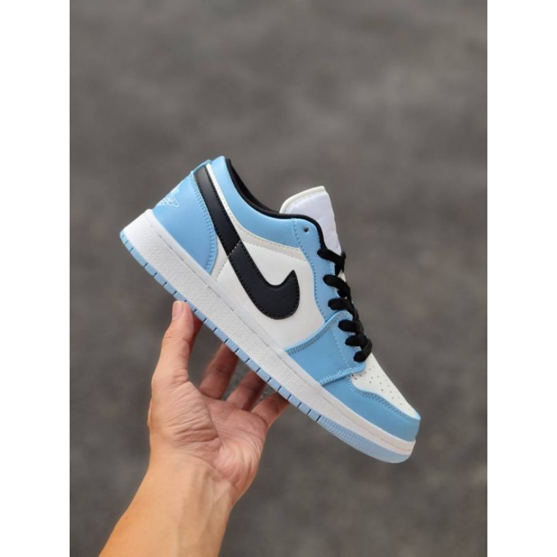 Sepatu - Sneakers Unisex AJ1 Low Blue University | Kualitas Import Premium Authentic