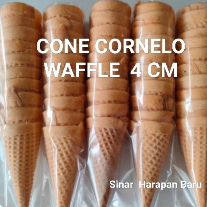 

D2289 5 Pack 5 pcs CONE ICE CREAM CONNELLO WAFFLE 4 CM