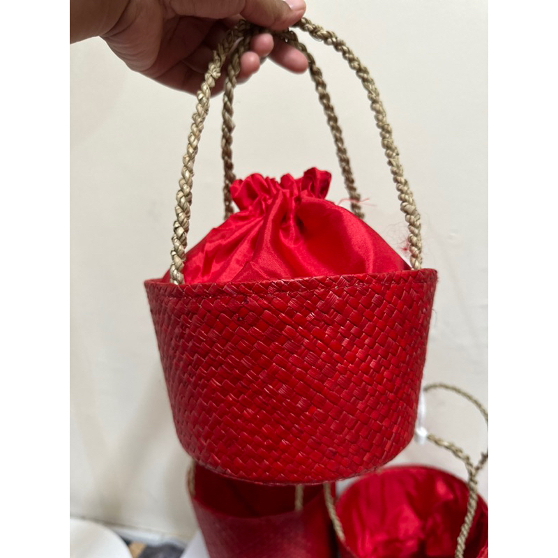 

RB Tas Parcel Pandan EMBER POLOS GG RARA Tas Hampers Imlek Tas Goodiebag Lebaran