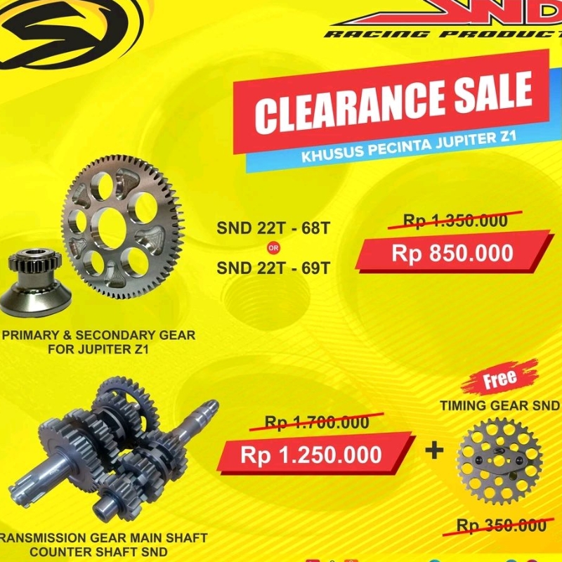 GEAR YAMAHA JUPITER Z1