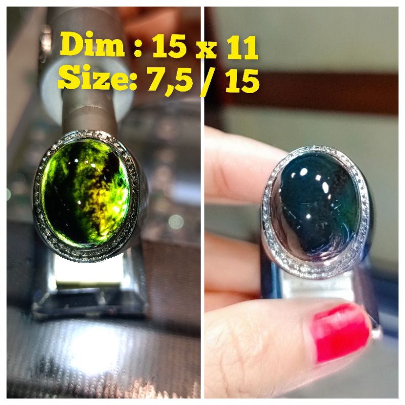 Cincin Bacan doko coklat(Bacok) Natural