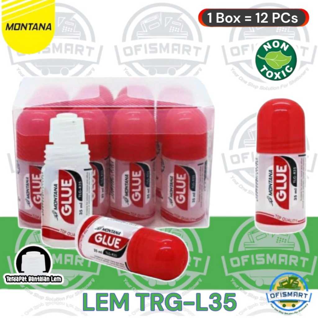 

Montana Liquid Glue Lem Kertas Cair TLG-R35 | @1Ktk=12PCs