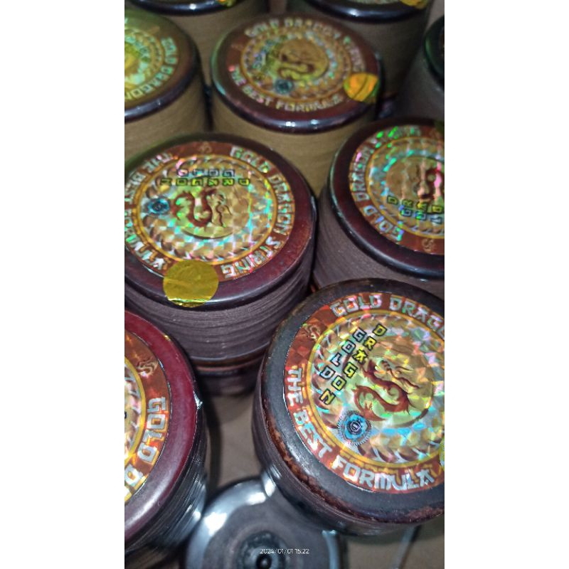 GELASAN MATOT GOLD DRAGON FREE TAS