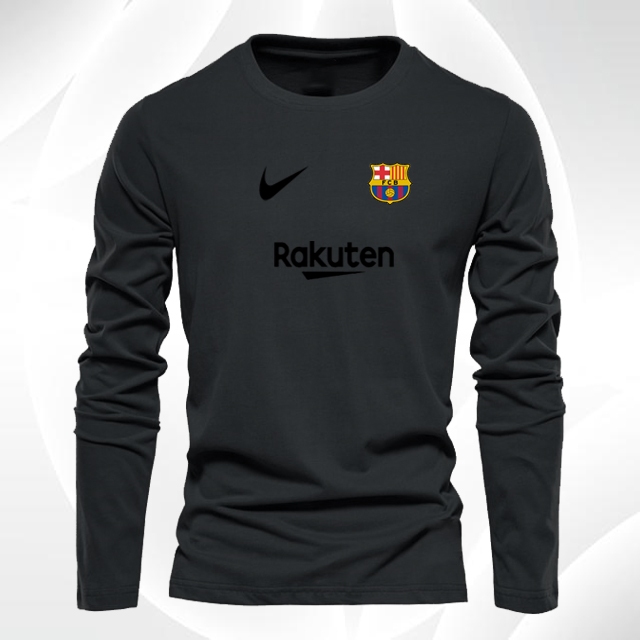 Terkeren  Kaos Panjang Distro Barca Rakuten Text Hitam Terbaru  Baju Distro Pria & Wanita Premium Qu