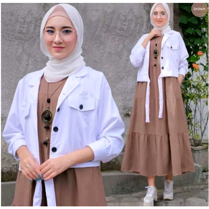 Gamis Wanita Terbaru2026 Ghamis Ibuibu Mewah Gamsil Simpel Dan Elegan Kekinian Maxy Dres Brokat Cewe