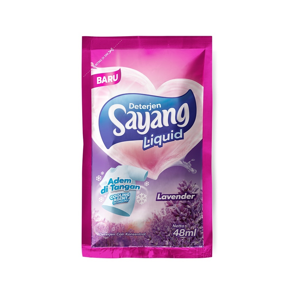 Sayang Liquid Detergent 48 ml | Sayang Deterjen Cair 1 Sachet