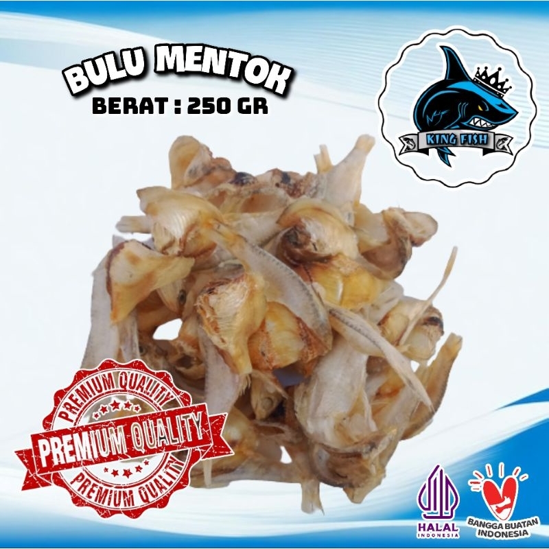 

250GR IKAN ASIN KERING BULU ENTOK/MENTOK KECIL MURAH BERKUALITAS