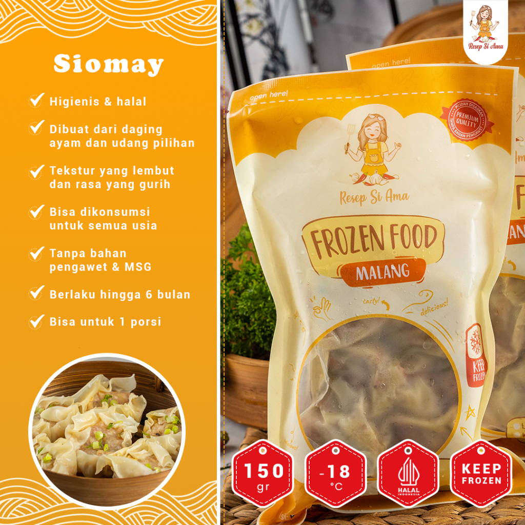 

Siomay Dimsum Frozen Isi 6 Pcs Lengkap Bumbu Kuah Kaldu Sambal Bawang Spesial Resep si Ama