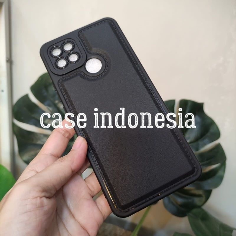 Soft Case Silikon Case Black Leather Oppo A15