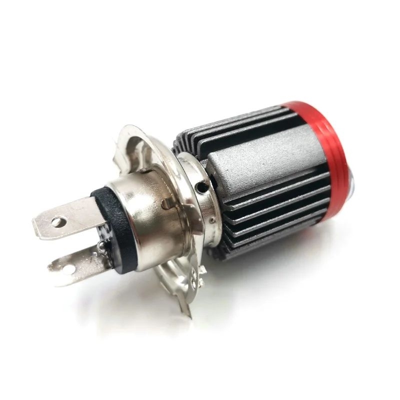 Lampu LED Utama Depan 24 Volt H4 Laser Gun Cutoff High Low 2 Warna Putih Kuning Projector D2 Truk