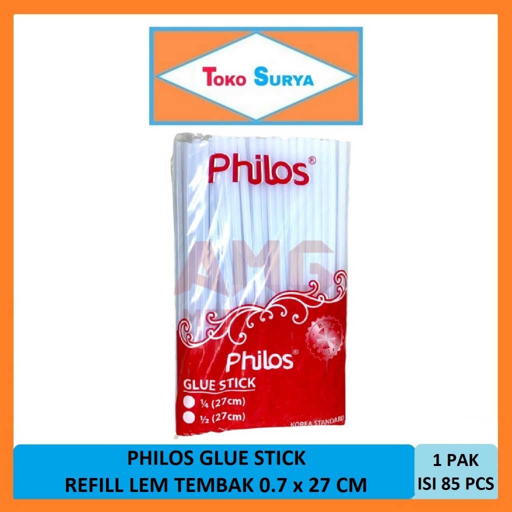 

Refill Lem Tembak / Lem Bakar Philos Glue Stick 0.7mm 1 Pak x 85 Pcs