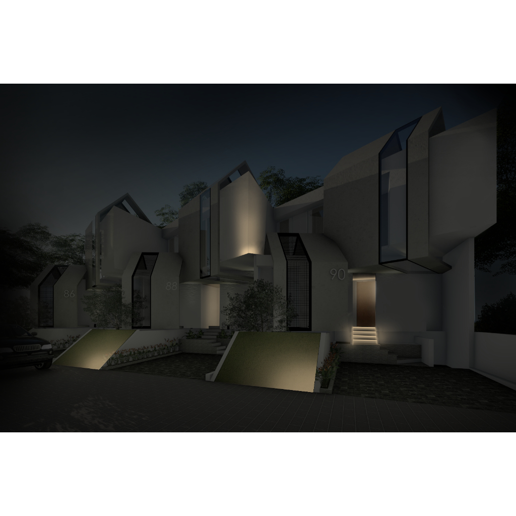 Jasa desain tampak rumah 1 lt dan denah (fengshui)