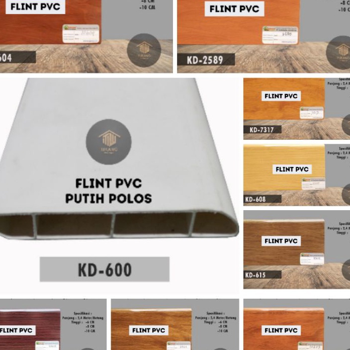 Ready Stock Skirting Lantai Flint PVC Anti Air  Plint PVC  Plint Lantai  Plin PVC  Flint PVC  Lis La