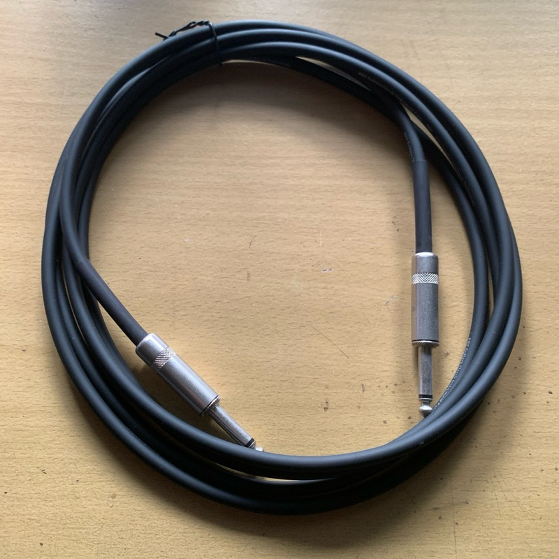 kabel jack instrument PRS 3 meter straight gitar bass elektrik second seken