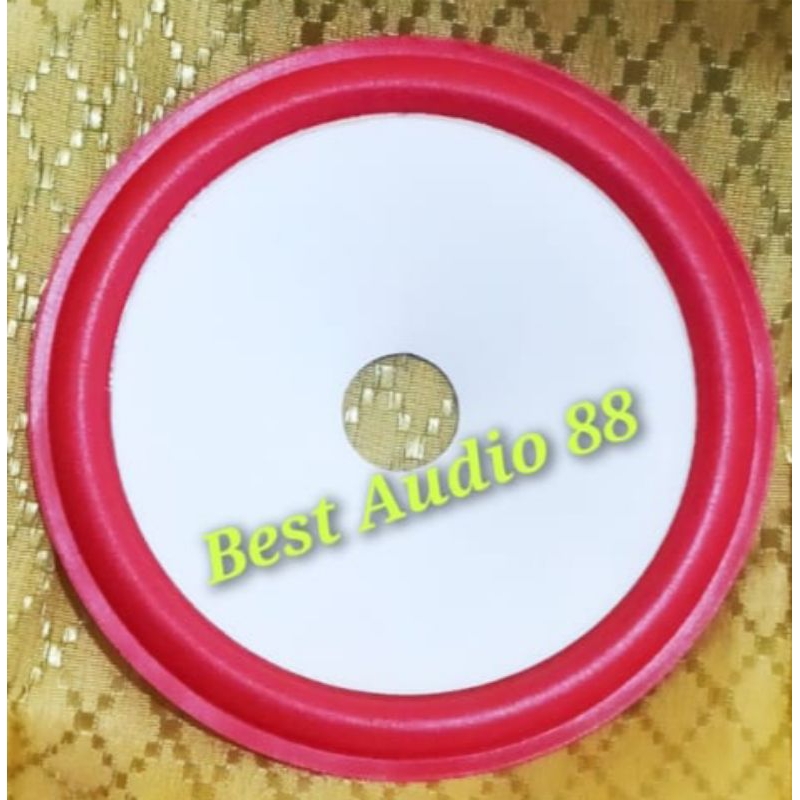 Daun kertas speaker 4inch 4 inch woofer merah voice coil 15mm tinggi 1.1cm