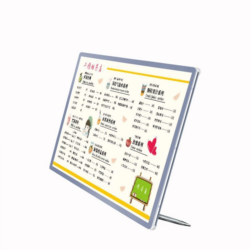 LED Menu Board LED A3 LED Slim Light Box Menu Promosi Led Menu Display Poster Display LED