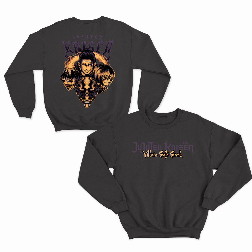 Jaket Sweater Jujutsu Kaisen Villain Geto Gank Big Size Jumbo Hoodie Anime Jjk