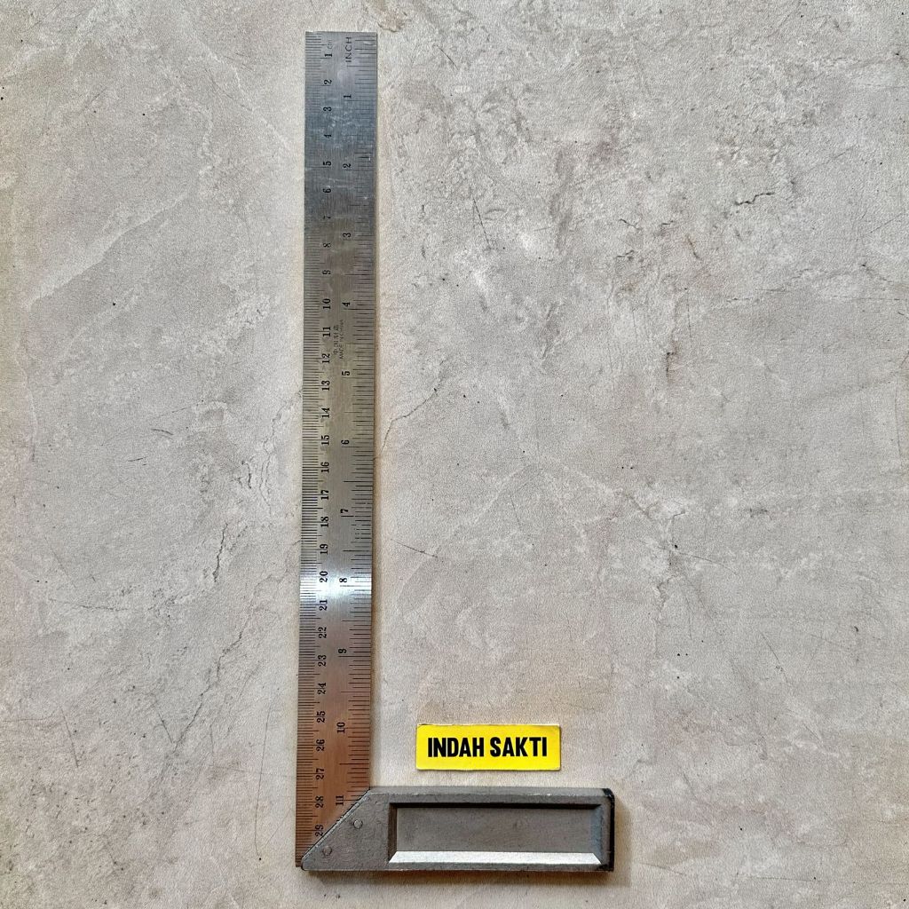 Siku Meteran Siku L Tukang Penggaris Siku Tukang 12"
