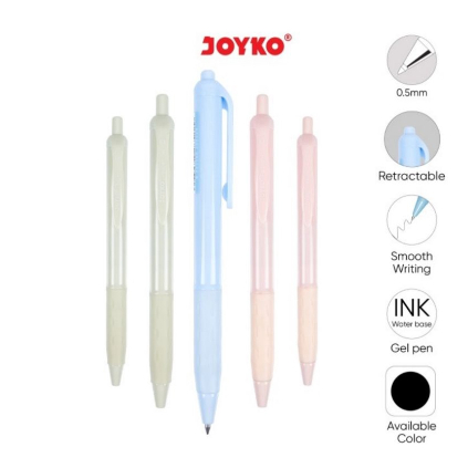 ( 1 pcs ) GP337 Paspen Gel pen Pastel Cetek / Pulpen Gel Cetrek Gp-337 Gp 337 Paspen Gel Joyko