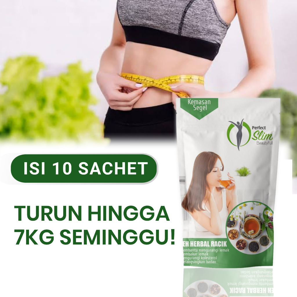 

SLIMMING TEA ISI 10 SACHET Teh pelangsing badan penurun berat badan Pria wanita cepat dan Ampuh BPOM, Teh hijau detox diet dan peluntur lemak herbal alami