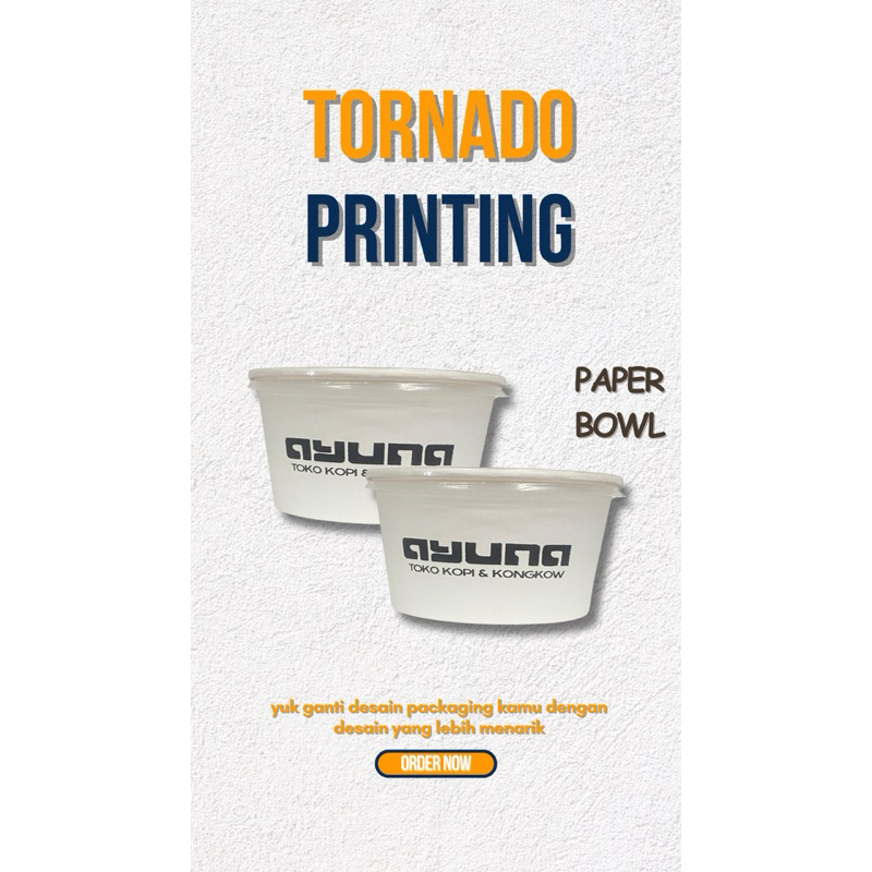 

Tempat Cetak paper Bowl di Batam | Tornado Printing