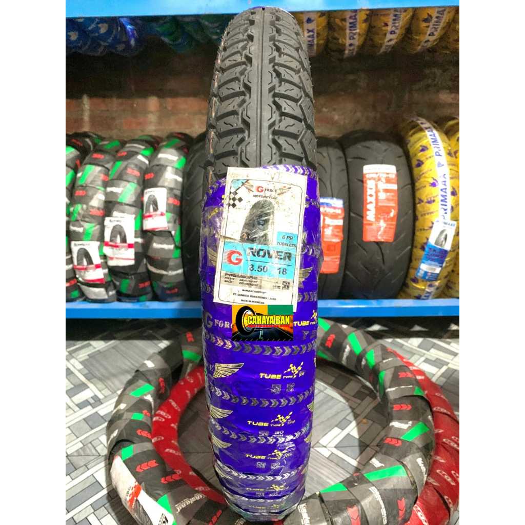 CUCI GUDANG BAN MOTOR G-FORCE ROVER 350-18 BAN MOTOR RING 18 TUBELESS ban montor 350-18 ban ring 18 