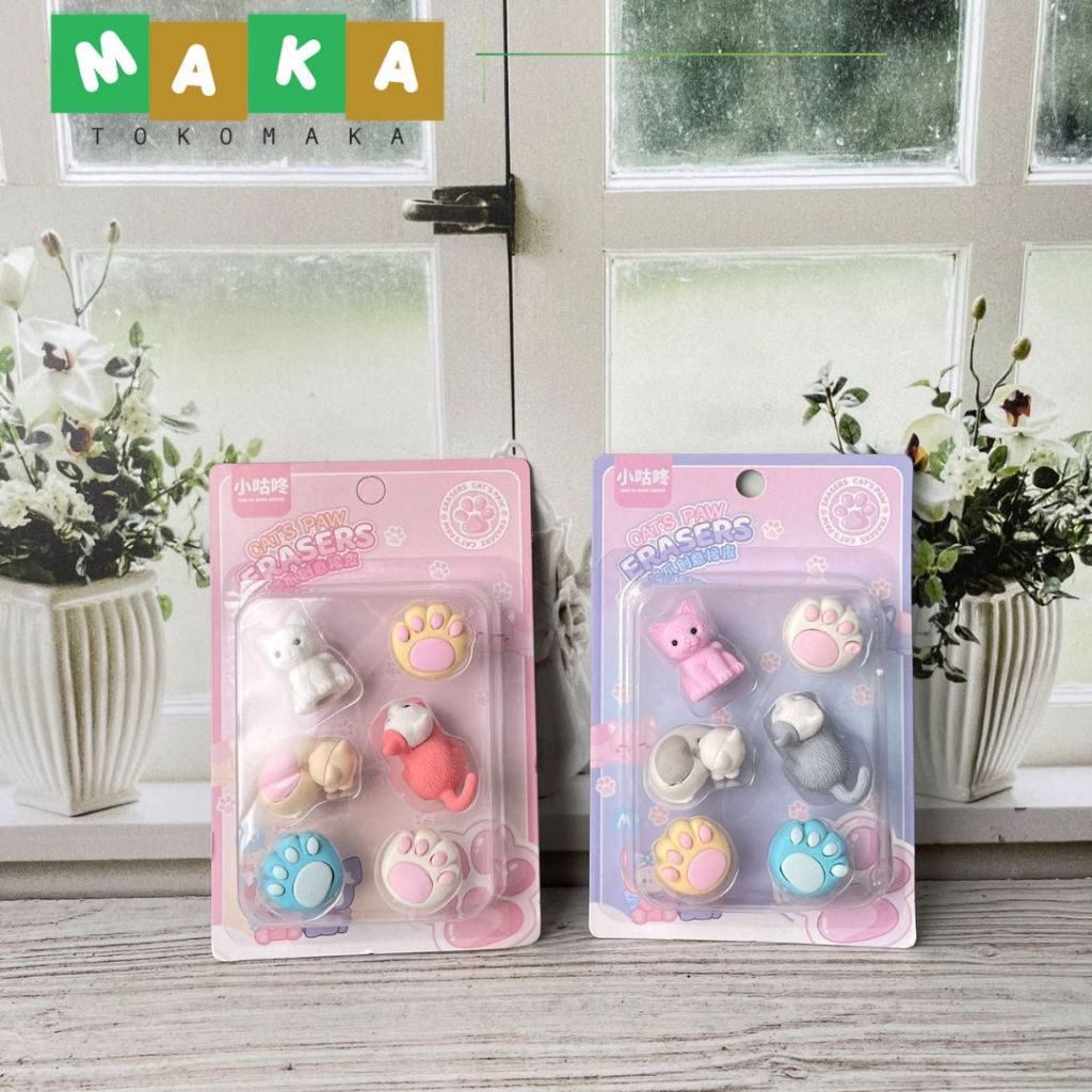 

PENGHAPUS MINIATUR KUCING XGD-8926 ER-1078 penghapus pensil hapusan kucing perlengkapan alat tulis kantor sekolah