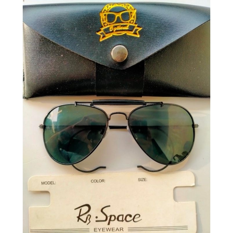 Vintage Sunglasess aviatorType Army/Pilot/military sunglassesBrand: RB SPACE US 14KBarang sangat mir