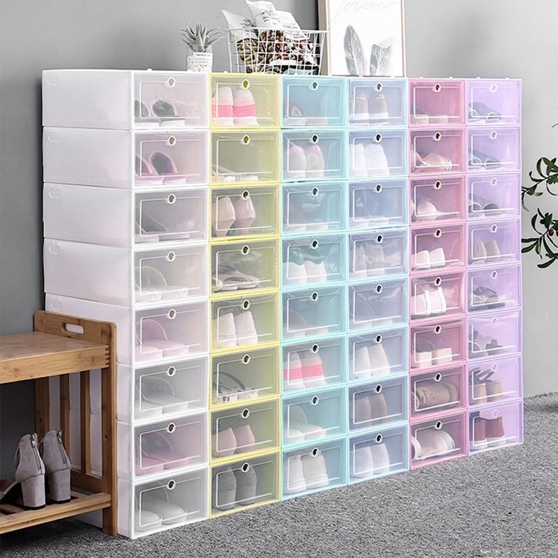 ONLINE SHOP ORI BOX SEPATU TEBAL TRANSPARAN