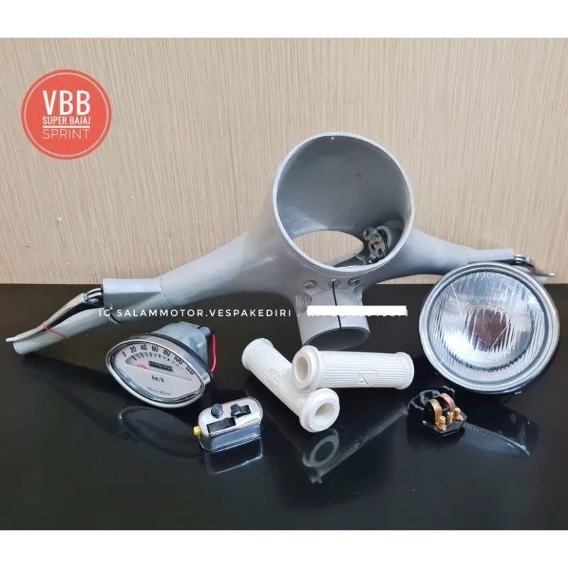 batok stang stir vespa klasik vbb 1965 kongo fullset