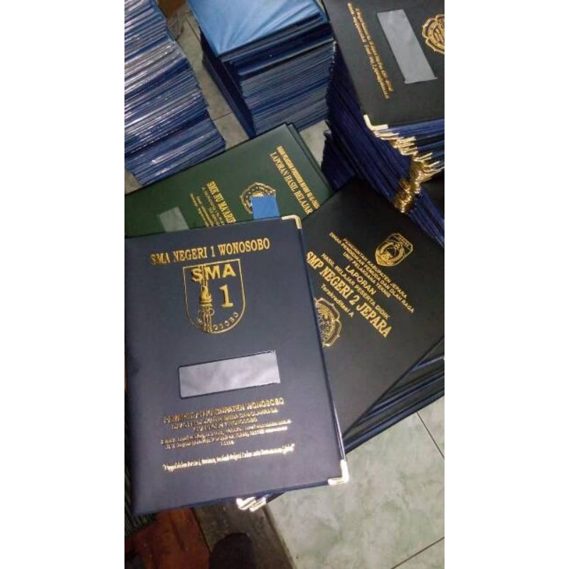 Map ijazah /raport custom isi plastik 20