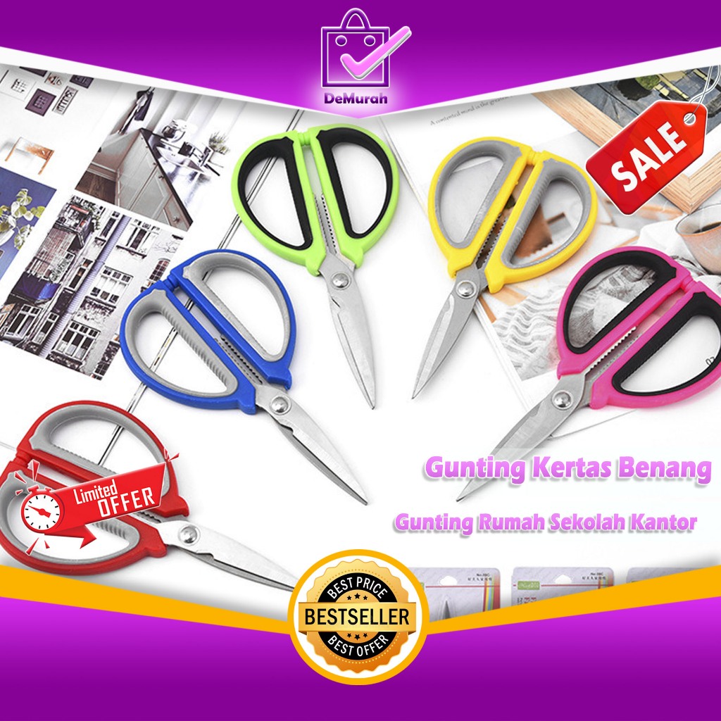 

A030 Gunting Kertas Kain Benang Gunting Rumah Sekolah Kantor Scissors