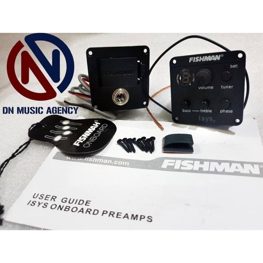 preamp spul gitar bass / Pream EQ Equalizer fishman isys + / tuner