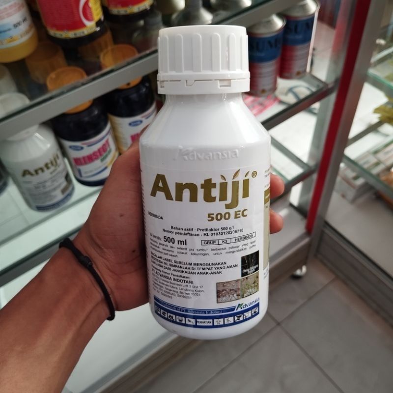 Antiji 500 Ec Herbisida Pembeku Biji Gulma Kemasan 500ml